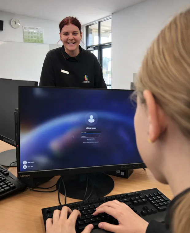 Students learning