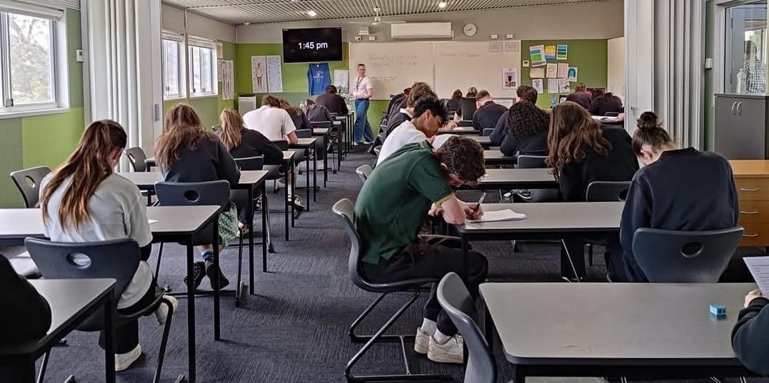 Students learning at Broadford Secondary College